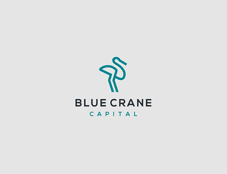 Blue Crane Logo - Logobook - Creative Logo Design