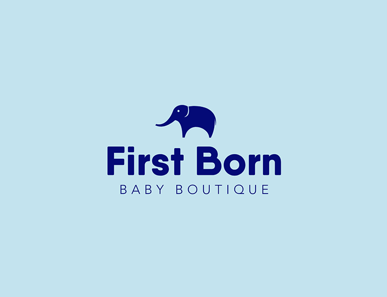First Born Baby Boutique Logo - Logobook - Creative Logo Design