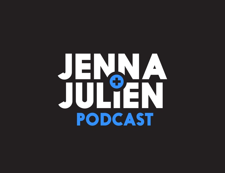 Jenna and Julien Podcast Logo - Logobook - Creative Logo Design