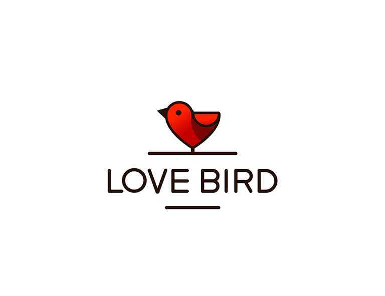 Love Bird Logo - Logobook - Creative Logo Design