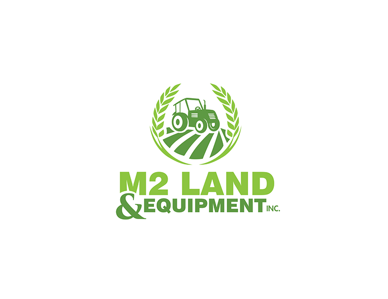 M2 Land and Equipment Logo - Logobook - Creative Logo Design