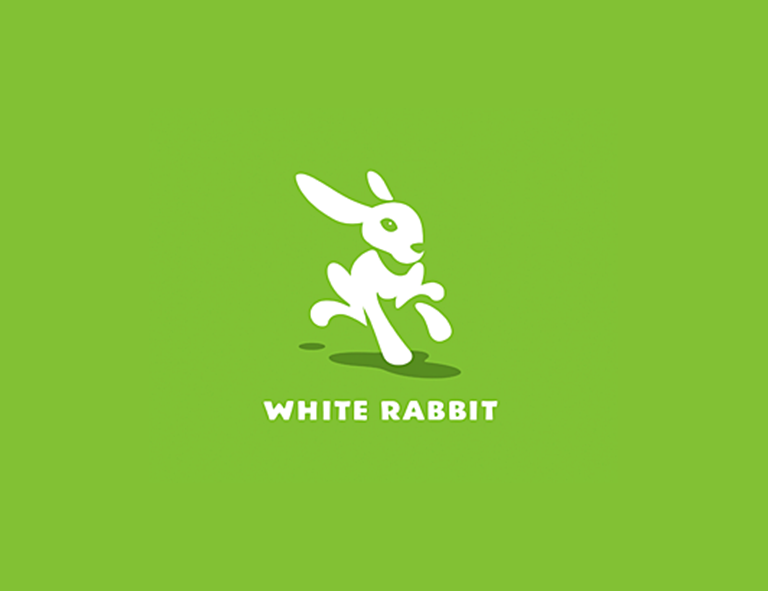 white rabbit Logo - Logobook - Creative Logo Design