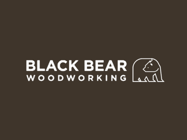 Black Bear Woodworking Logo - Logobook - Creative Logo Design